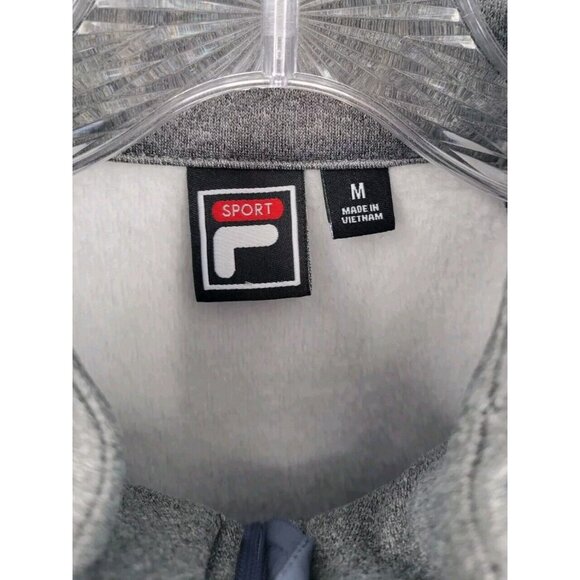 Womans FILA Sport Full Zip Gray/Violet Vest Size M - Picture 3 of 6